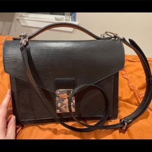 Louis Vuitton Monceau Handbag Epi Leather